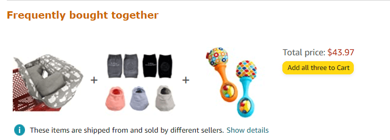 Amazon product bundles