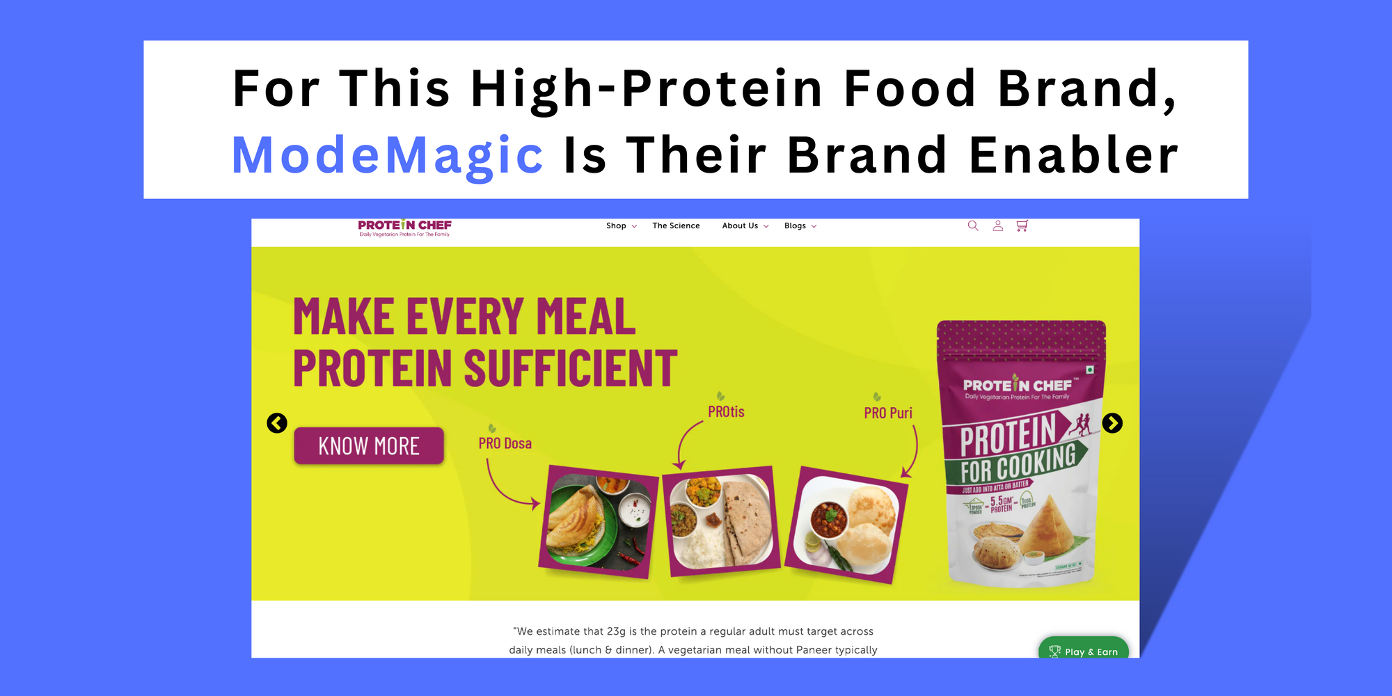 For This High-Protein Food Brand, ModeMagic Is Their Brand Enabler